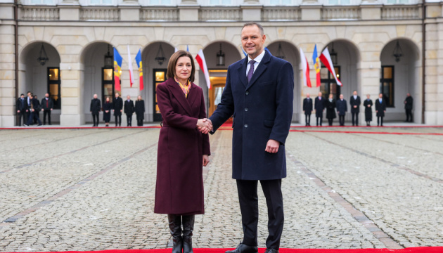  Молдова і Польща разом підтримують Україну, яка захищає всю Європу - Санду 