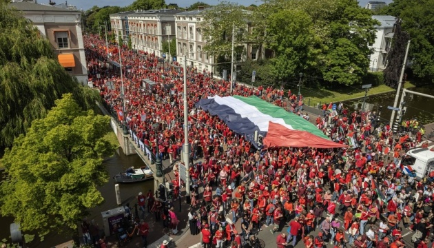  У Нідерландах десятки тисяч людей вийшли на протест проти дій Ізраїлю в Газі 