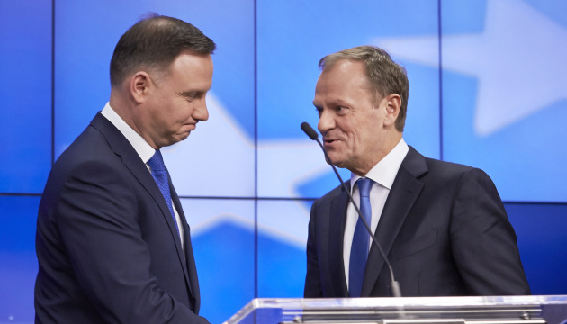 Туск обговорить з Дудою деталі свого майбутнього візиту до України 
