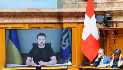Зеленський закликав парламент Швейцарії дозволити реекспорт зброї в Україну