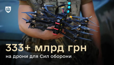 Міноборони за пів року закупило дронів на рекордні 333 мільярди гривень